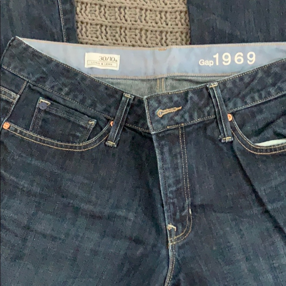 Gap jeans- long lean- 10 ankle